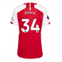 Arsenal Granit Xhaka #34 Fußballbekleidung Heimtrikot Damen 2023-24 Kurzarm